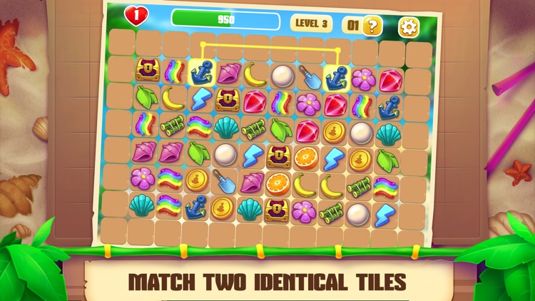 Onet Paradise: match two tiles
