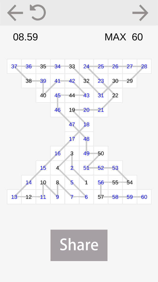 #2. Number Chain - Connect Number (iOS) Podle: 剑虹 王