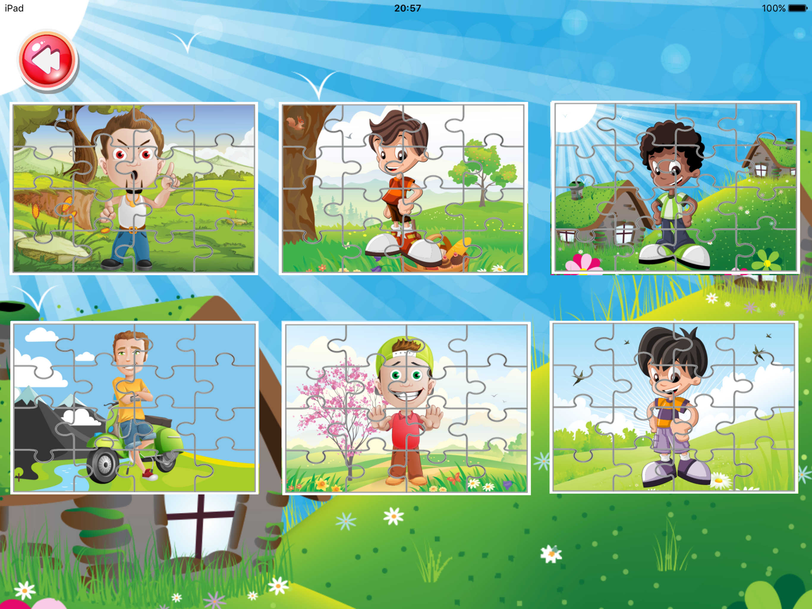 Jigsaw Puzzle Boys 1St Grade Online Reading Games screenshot 8