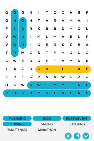 Summer Sports Word Search Puzzle - Find & Seek Crossword Game screenshot 2
