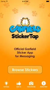 Garfield - StickerTap screenshot #1 for iPhone