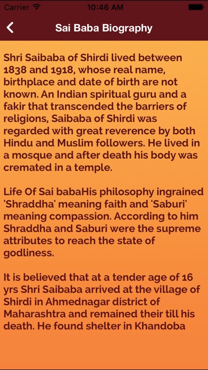 The Sai Baba of Shirdi-Quotes History & Biography