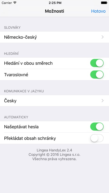 Lingea Německo-český kapesní slovník screenshot-4