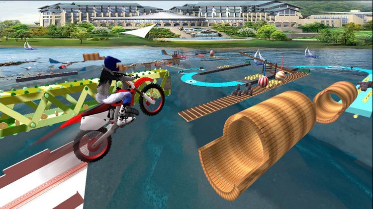 Stunt Bike in Highway Racing