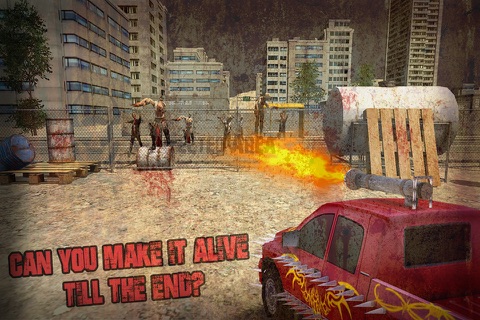 Crazy Zombies Car Wars 3D - Zombie Roadkill & Apocalypse Game screenshot 2