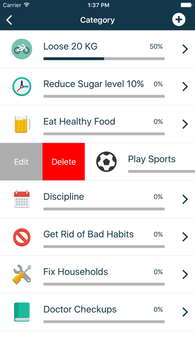 Screenshot #3 pour Life Goals | To Do List focuses on life achievements