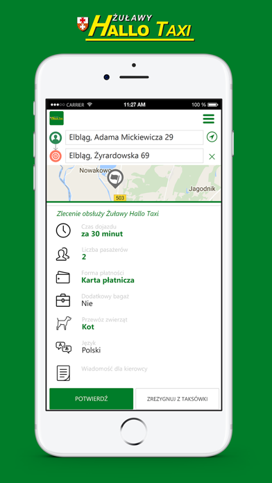 Żuławy Hallo Taxi screenshot 3