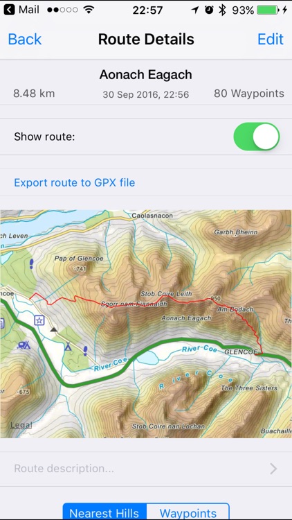Ben Nevis & Glen Coe Maps Offline