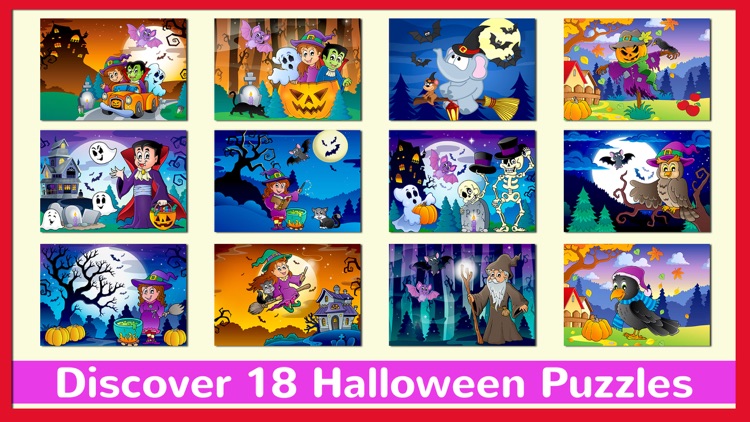 Halloween Jigsaw Puzzles Games For Kids & Toddlers