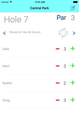 Under Par Scorecard(圖1)-速報App
