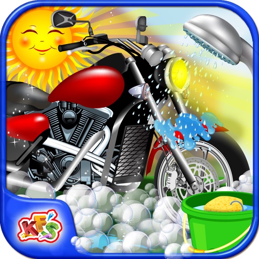 Sports Bike Wash – Repair & cleanup motorcycle in this spa salon game for kids