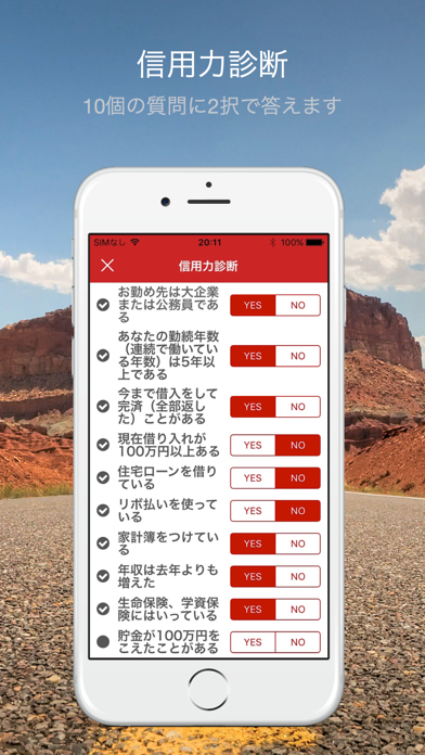 私借りれる？ 〜カードローン借入チェック screenshot