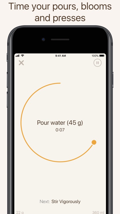 Brew Timer - Coffee Recipes screenshot-0