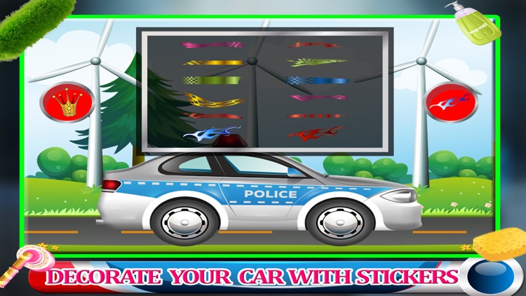 Police Car Wash Gas Station - Little Kids Fun Game screenshot-3