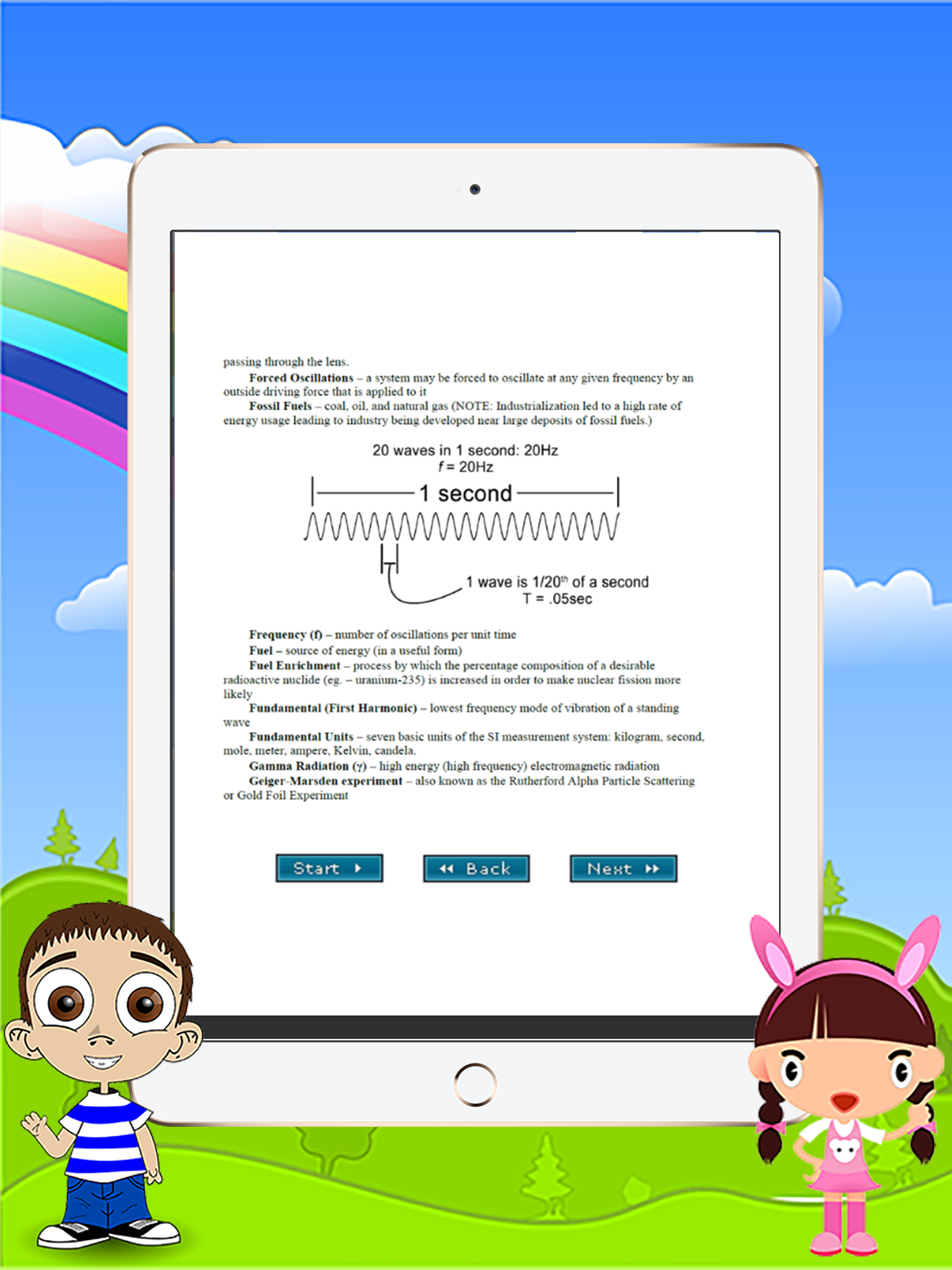 Free Basic Physics Vocabulary