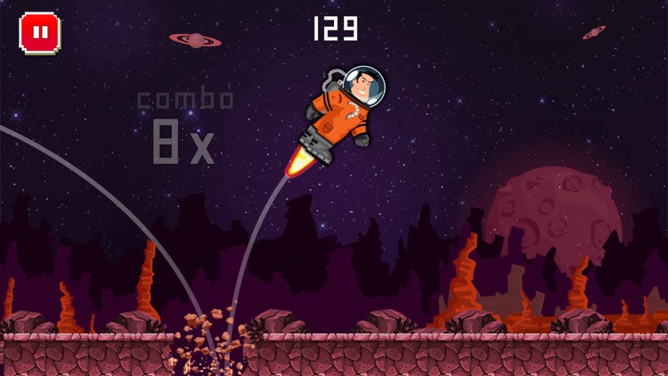 Astro Jump Mars Mission : Red Planet Fiction Star Warrior screenshot-4