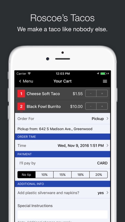 Roscoe's Tacos screenshot-3