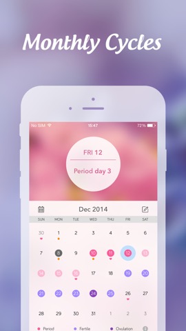 Period Tracker: Monthly Cyclesのおすすめ画像1