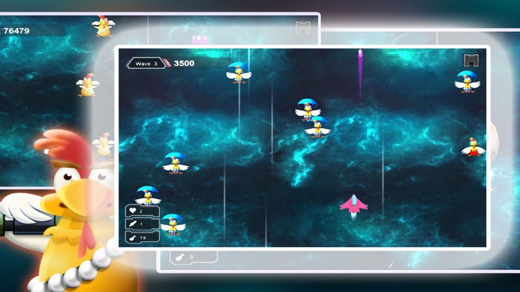 Space Shooter Chicken: War Ship