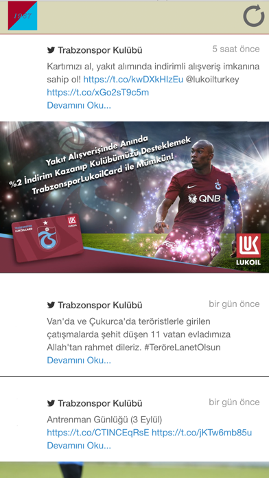 Screenshot #1 pour Sosyal Medya'da Trabzonspor - Transferler,Haberler