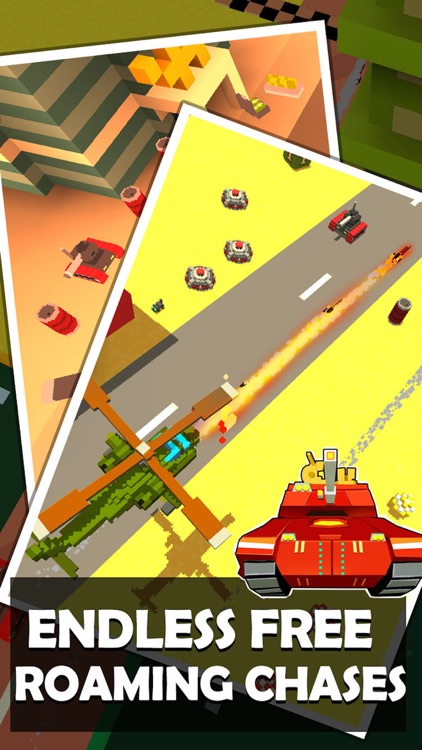 Pixel War-free tank & helicopter shooting games screenshot-3