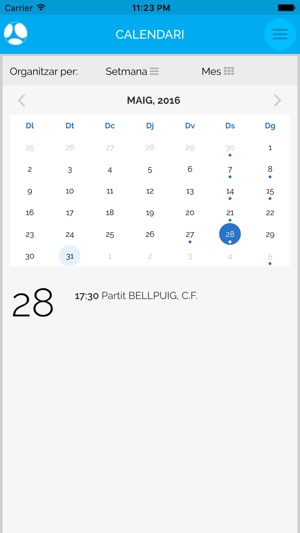 Futbol.cat, Portal del Federat(圖5)-速報App