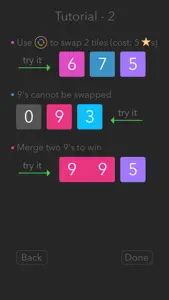 Two 9s - merge numbers puzzle screenshot #4 for iPhone