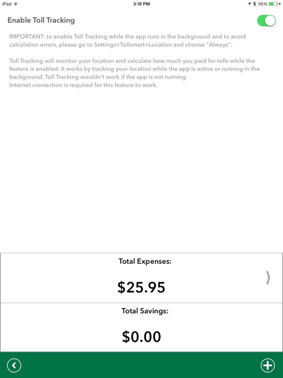 Screenshot #4 pour Tollsmart Toll Tracker