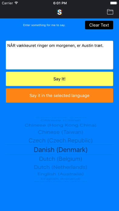Type It Say It iPhone screenshot 1 - Entertainment app