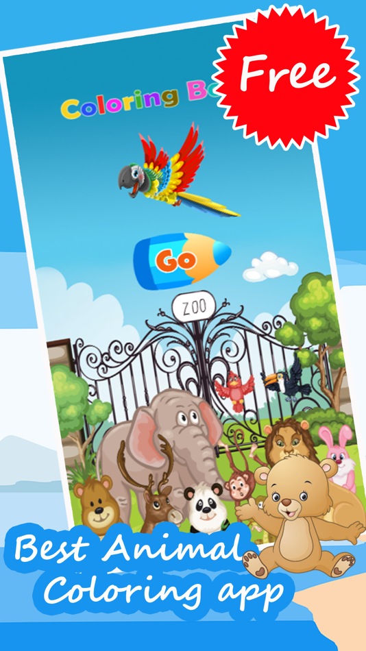 Adorable Animal Coloring Pages Creativity for Kids - 1.02 - (iOS)