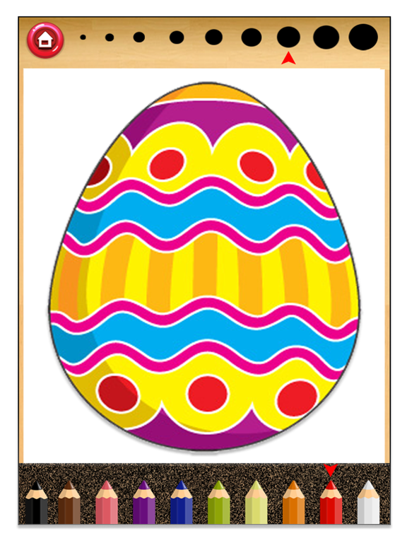Screenshot #4 pour Pâques Coloring Book Œufs enfants