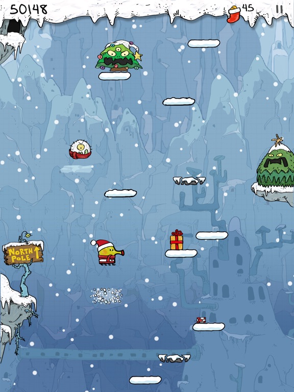 Screenshot #4 pour Doodle Jump Christmas PLUS