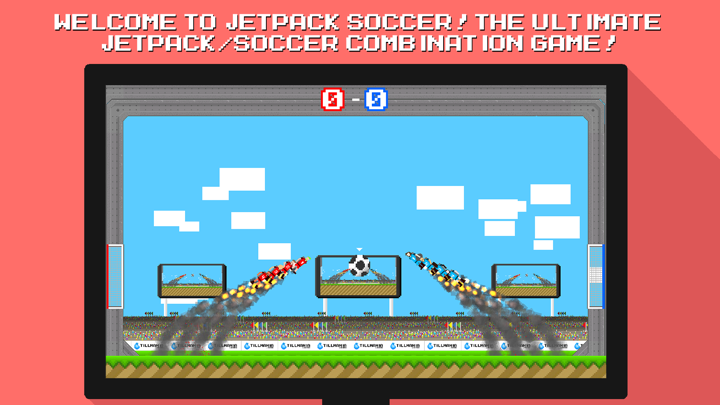 Screenshot #1 pour Jetpack Soccer - Physics Based Soccer