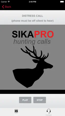 Game screenshot REAL Sika Deer Calls & Stag Sounds for Hunting - BLUETOOTH COMPATIBLE hack