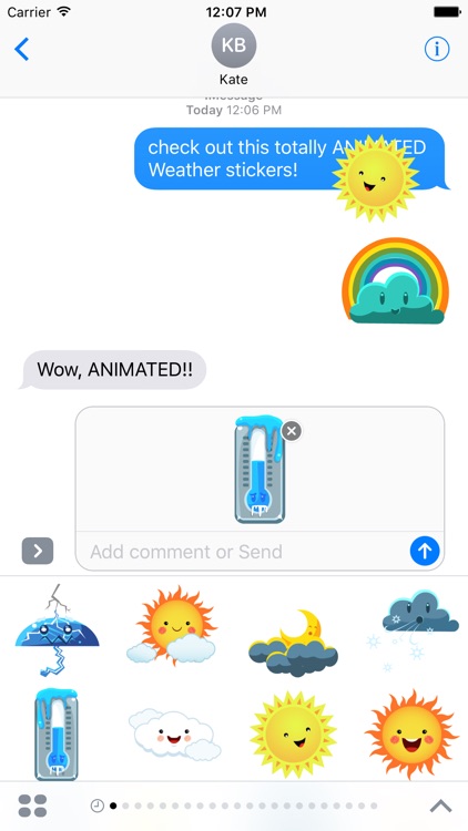 Weather Stickers