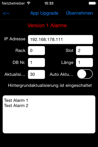 PLC Alert S7-Simatic Message screenshot 2