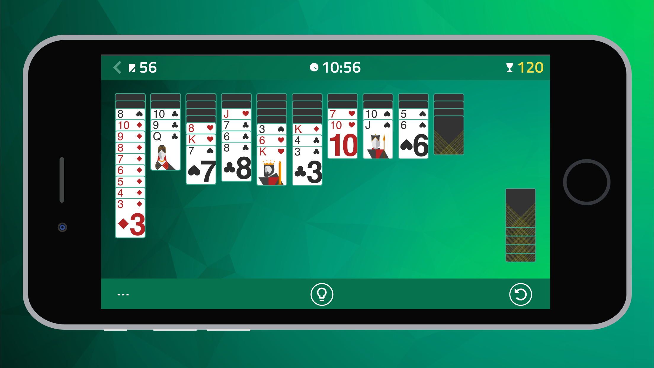 Spider Solitaire Card Game.