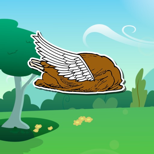 Flying Turkey Free Icon