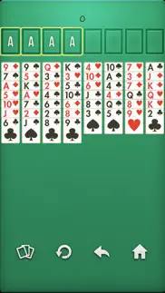 freecell - move all cards to the top iphone screenshot 1