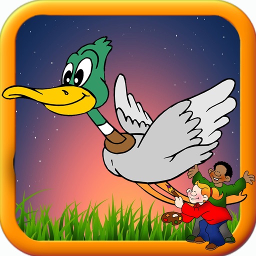 Kids Game Duck Coloring Version
