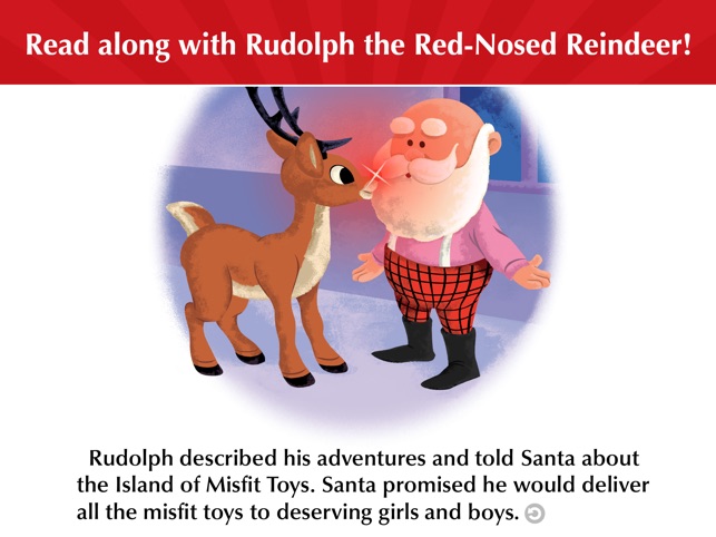Have rudolph the red nosed reindeer and santa you thanks Rudolph the red nosed reindeer and santa talk