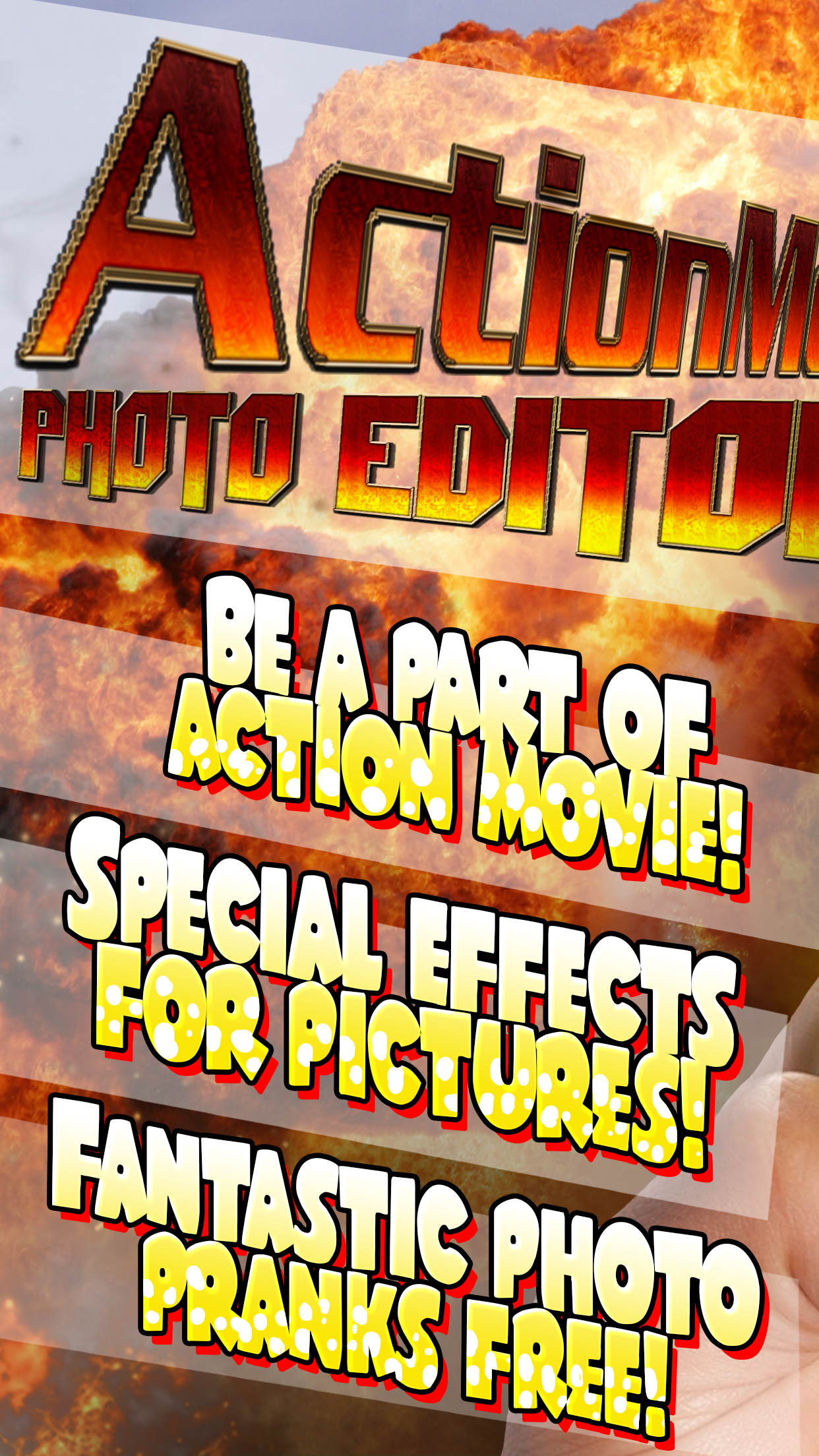 Action Movie Effects for Pictures – Cool Photo Montage Maker with Special Camera FX Free
