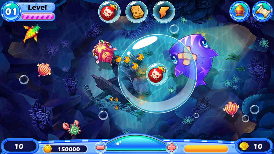 #1. Sea Fish Shooter 2016 - FREE (iOS) Por: Tuan Nguyen