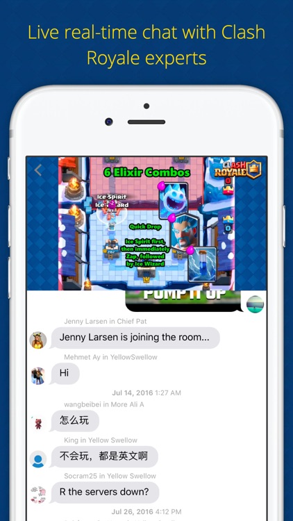 Clan Chat For Clash Royale Cheat Strategy Guide By Blitboard