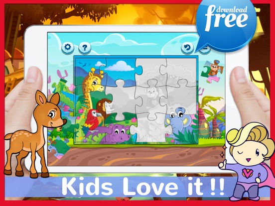 Screenshot #4 pour Animals Jigsaw Puzzles Fun Games Free For Toddlers