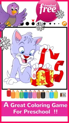 Game screenshot Christmas Coloring Pages For Kids And Toddlers! apk