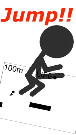 Game screenshot Jump!!~Free 2D stick figure scroll action game~ apk