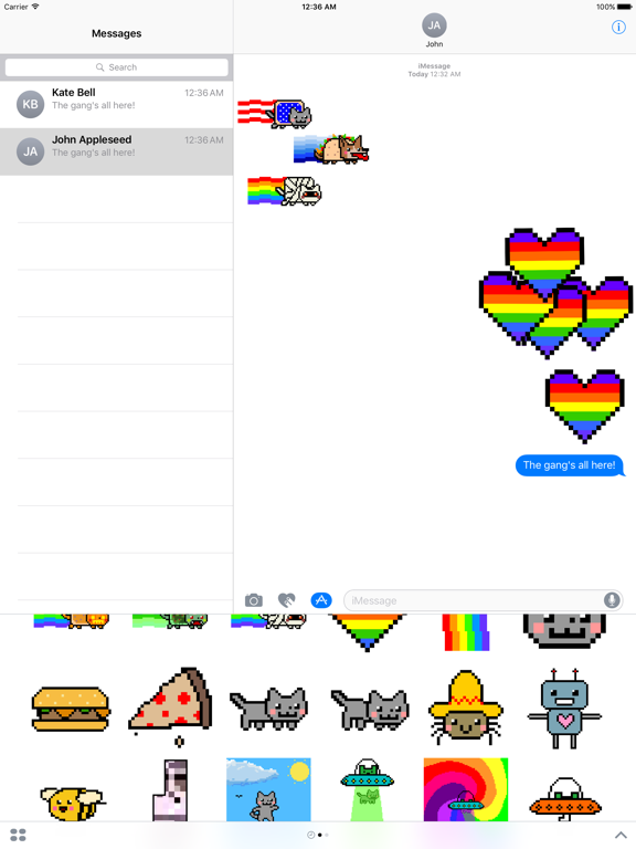 Screenshot #5 pour Nyan Cat Stickers!