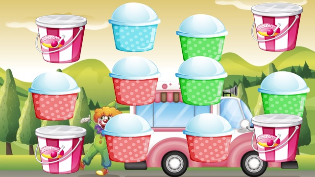 Gelado ! jogo para crianças : descobrir o mundo dos sorvetes