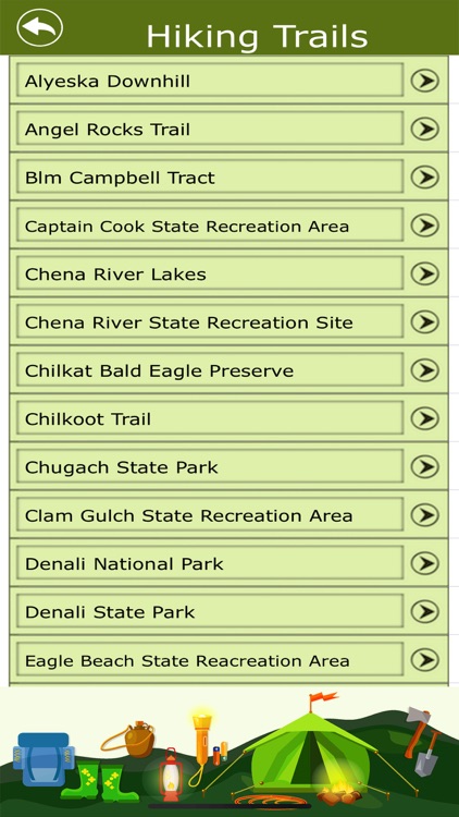 Alaska Campgrounds & Trails